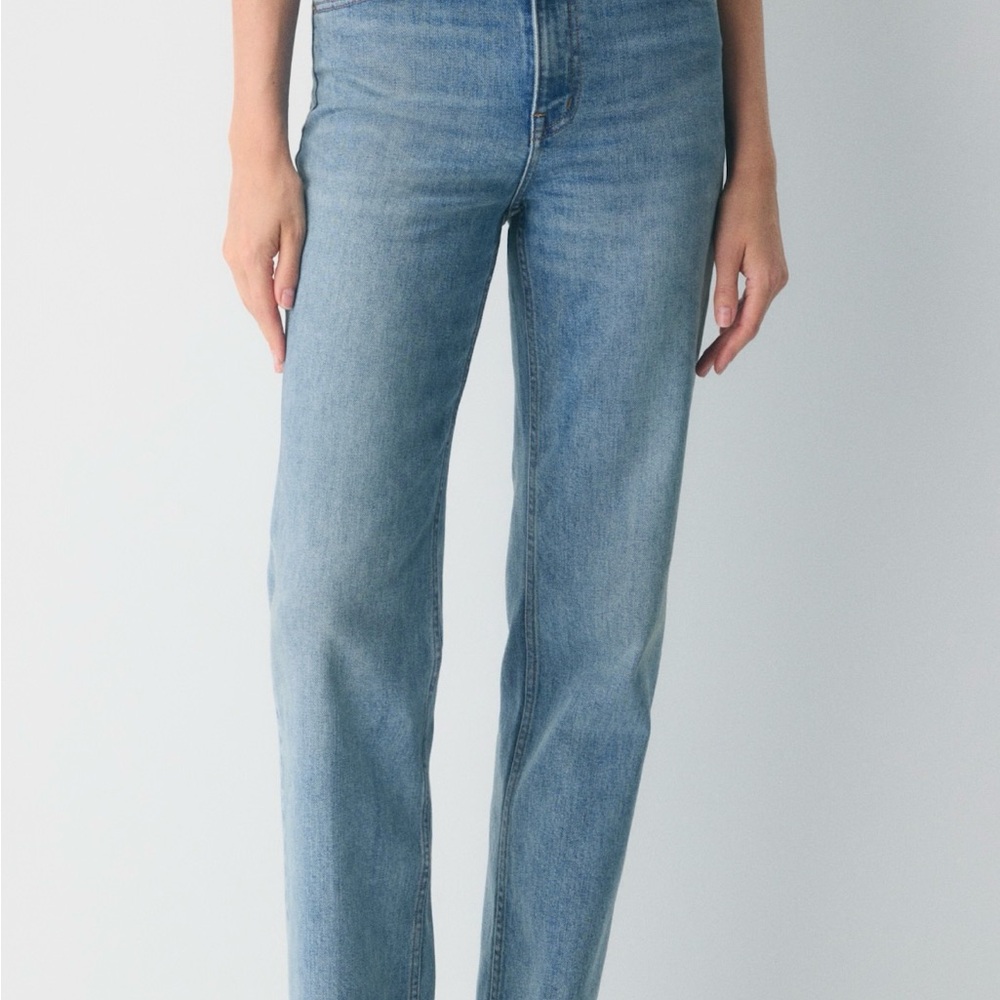 Denim Forum Arlo High-Rise Straight Jeans